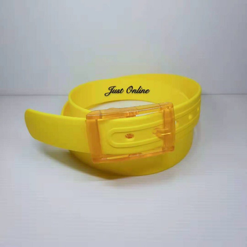 Rubber Belt Colorful Plastic Golf Belt Men Belt Woman Belt Unisex Belt