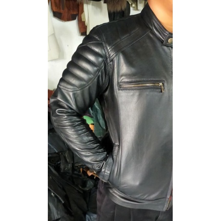 Genuine Leather Jacket/Cool Leather Jacket | Shopee Malaysia