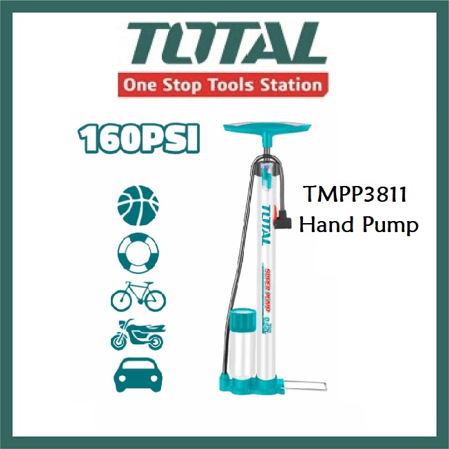 TOTAL TMPP3811 / Arrow A80000 Heavy Duty Hand Pump for Ball / Bicycle ...