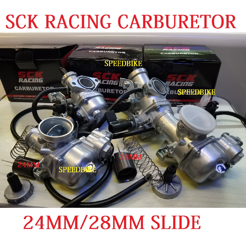 SCK RACING Big Slide Carburetor 24mm/28mm Dream/ wave100,110,125 ...
