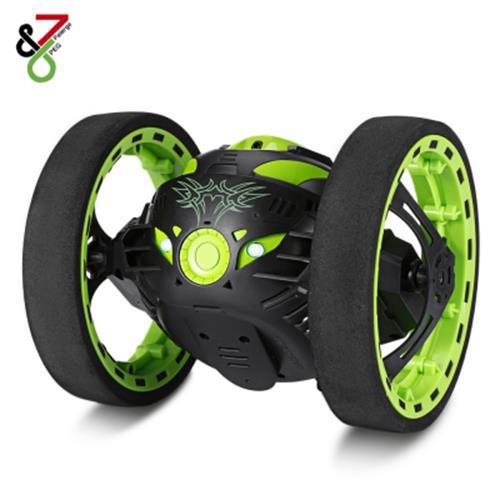 RC BOUNCE CAR WITH FLEXIBLE WHEELS ROTATION (GREEN) | Shopee Malaysia