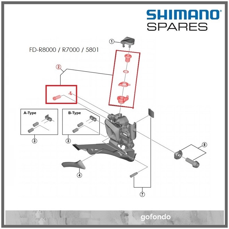 Adjusting front shop derailleur shimano ultegra