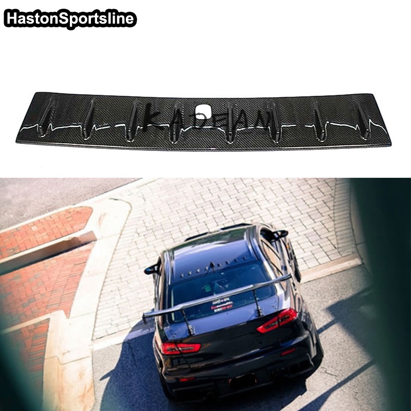 Carbon Fiber Shark Fin Roof Spoiler for Mitsubishi Lancer Evolution EVO 10 20082014 Shopee
