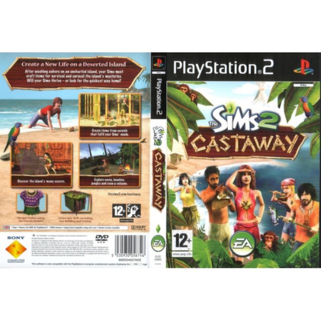 Sims deals castaway ps2