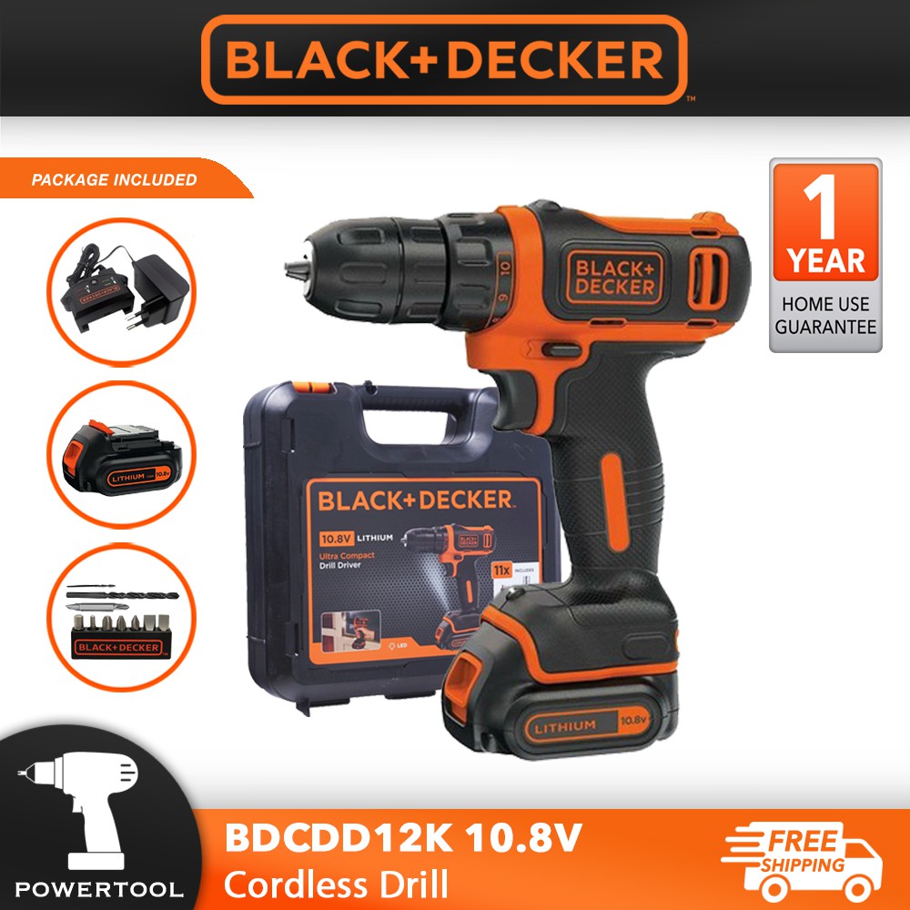 BLACK+DECKER Combination Drill and Screwdriver Set (109-Piece) BDA91109 -  The Home Depot