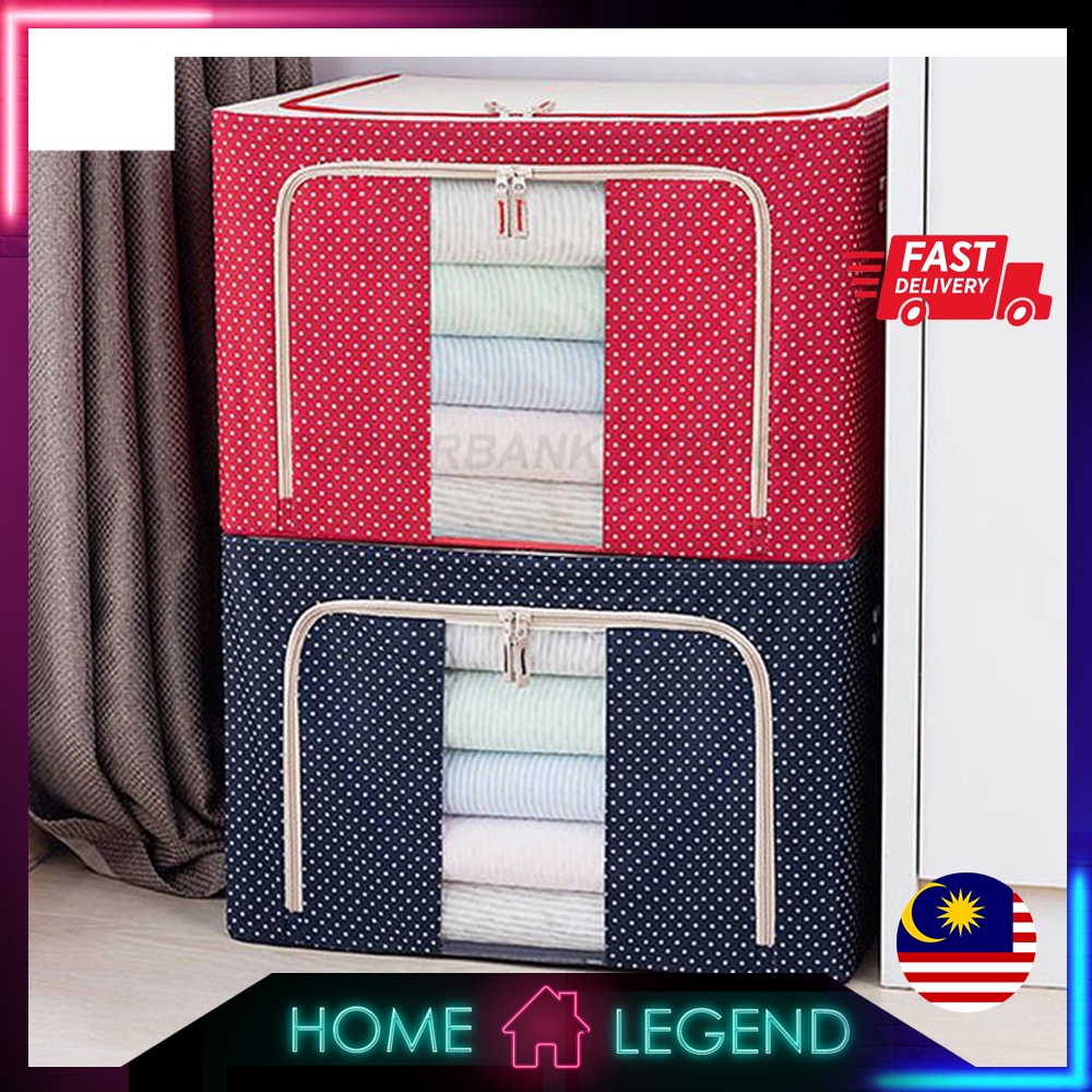 (Ready Stock) 72 Litre Large Size Multifunctional Foldable Storage Box ...