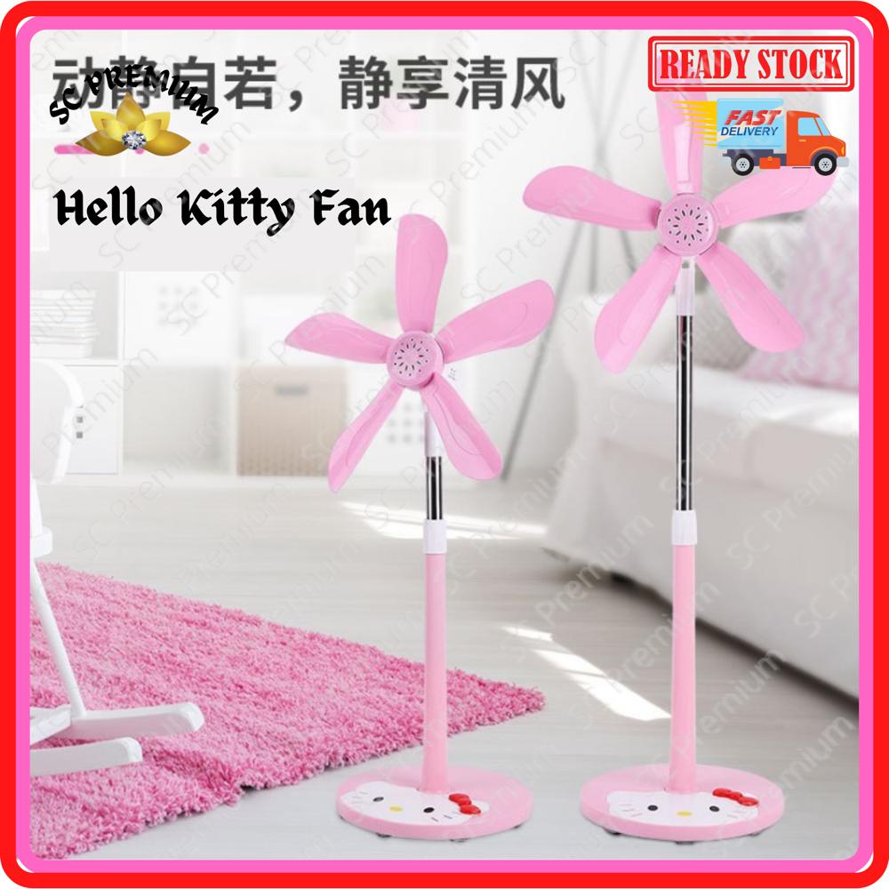 [Ready Stock] Hello Kitty Netless Stand Fan with 5 Blades Low Noise Fan ...