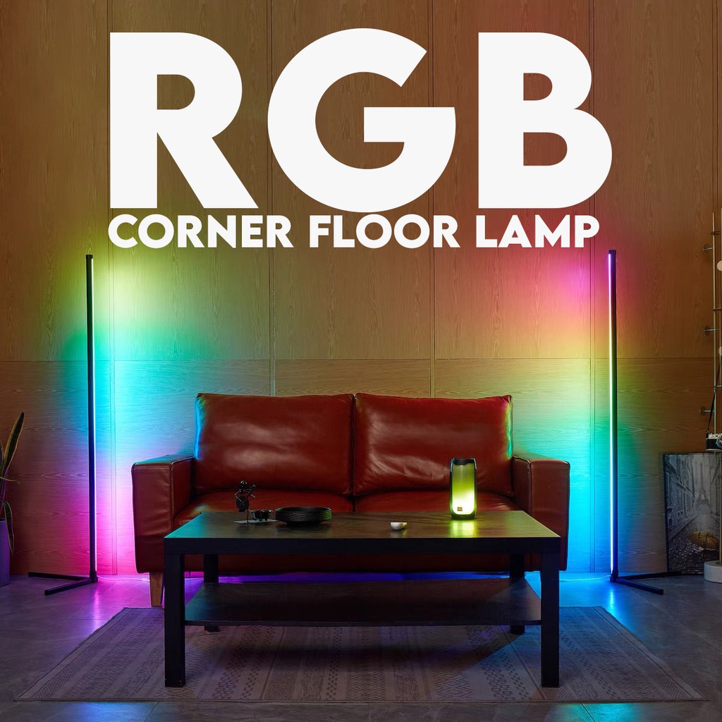 MALAYSIA READYSTOCK Nordic LED Corner RGB Floor Lamp SMART APP Ikea