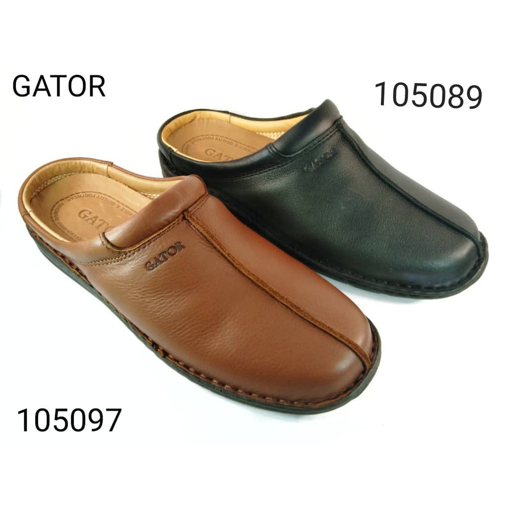 MEN GATOR LEATHER SHOES 105097