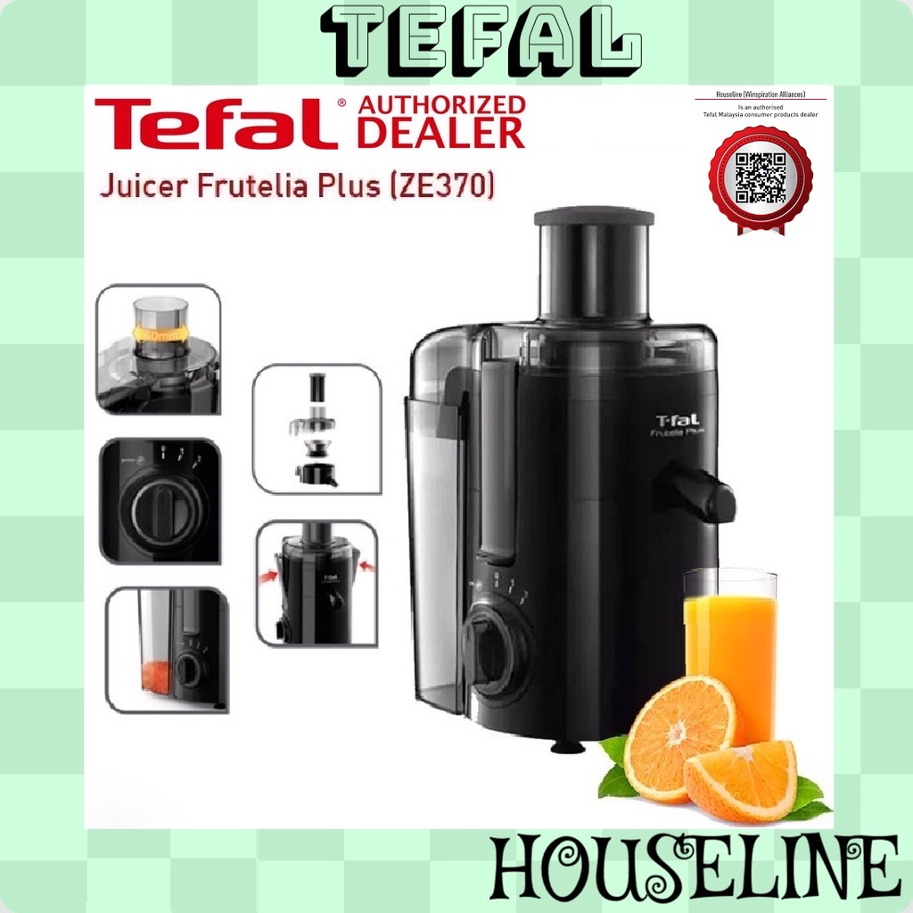 (6.6 SALES!!) Tefal Juice Extractor Fruitelia Plus ZE370 | Shopee Malaysia