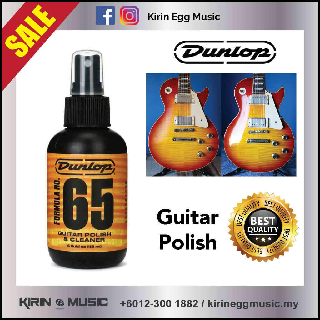  JIM DUNLOP 654 Formula 65 Guitar Polish & Cleaner 4oz