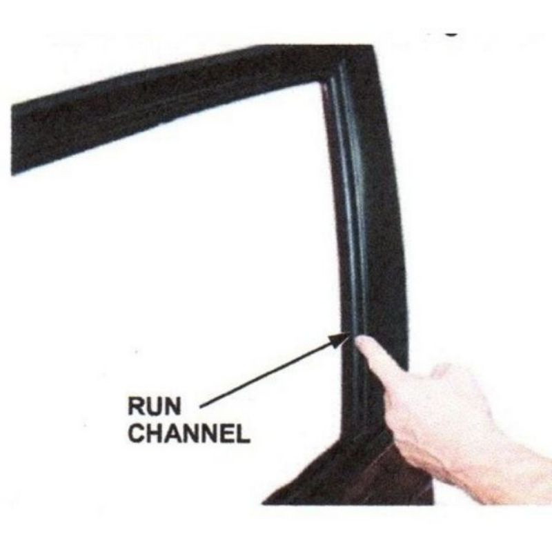 SAGA ISWARA SEDAN AEROBACK DOOR GLASS RUN CHANNEL CERMIN GETAH