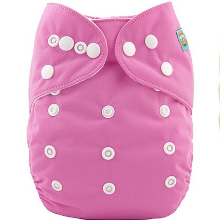 LUVABLE FRIENDS ALL IN ONE REUSABLE DIAPER (PURPLE) | Shopee Malaysia