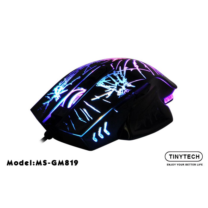 TINYTECH MS-GM819 RAINBOW BACKLIGHT USB GAMING MOUSE (MS-GM819 ...