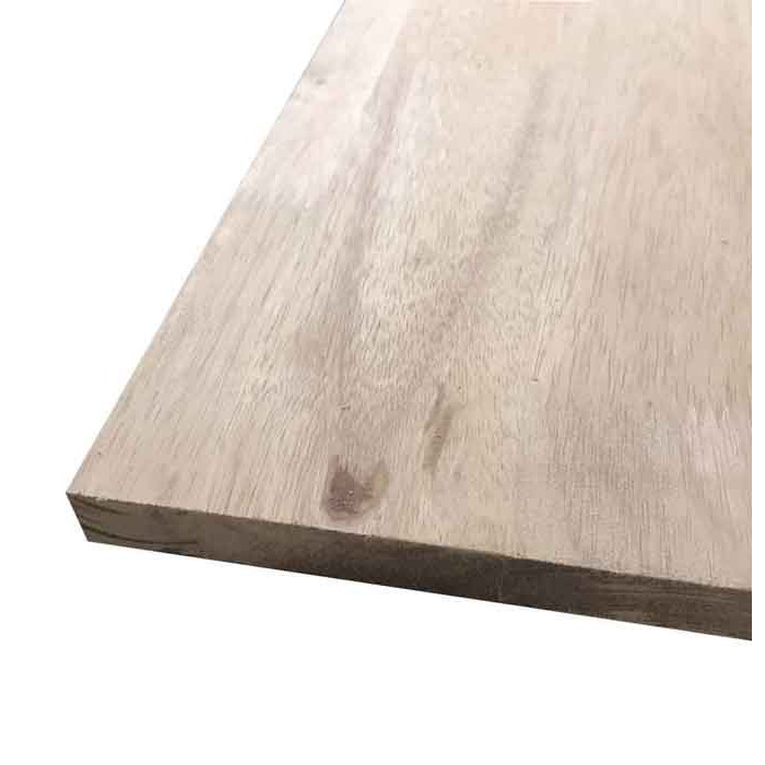 400mm X 400mm Rubber wood panel with vanished or without vanish