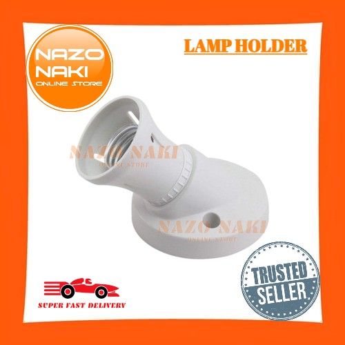 E27 B22 Angle Batten Lamp Holder / Wall Lamp Holder / Socket Light Bulb