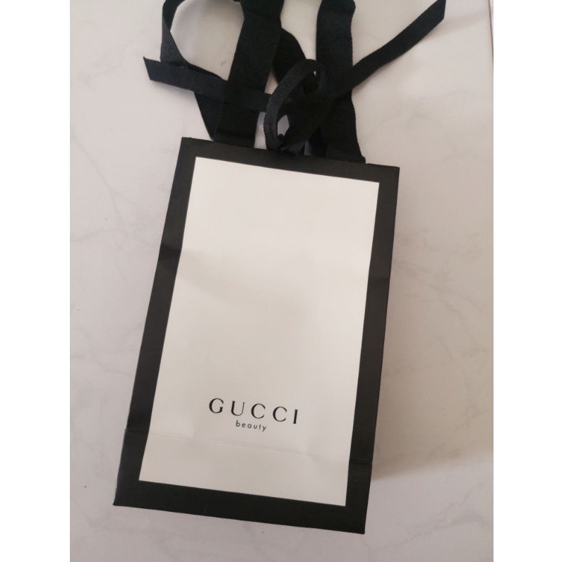 Gucci paper bag white clearance