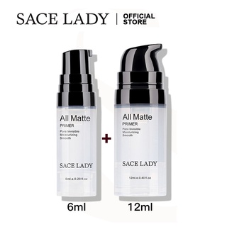 SACE LADY Face Makeup Set 2PCS Pore Invisible Primer + Full