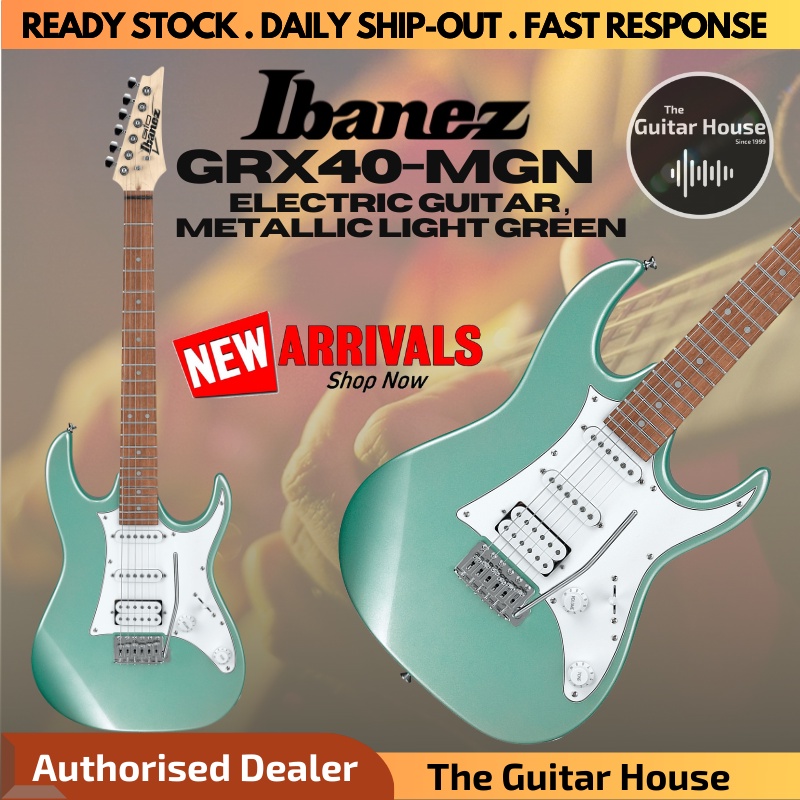 Ibanez GIO GRX40 Electric Guitar - Metallic Light Green (GRX40-MGN ...