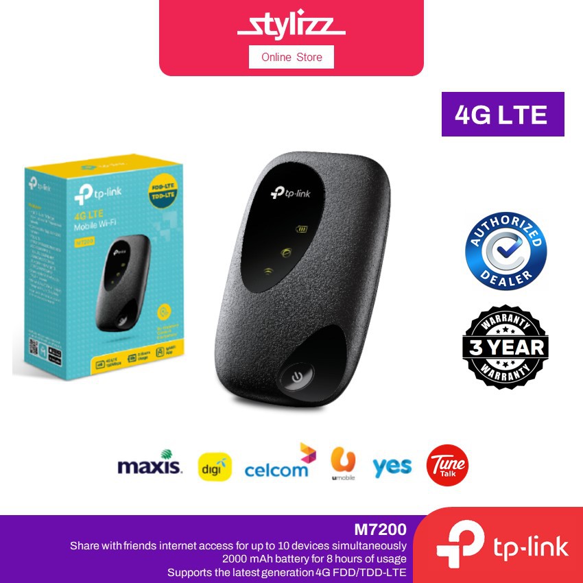 M7200 Router TP-LINK 4G LTE Portatile Mobile WI-FI