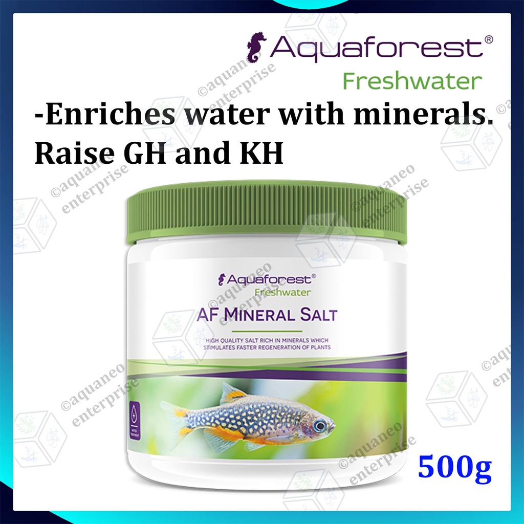 Aquaforest AF Mineral Salt Aquarium Mineral Raise GH KH 500g Shopee