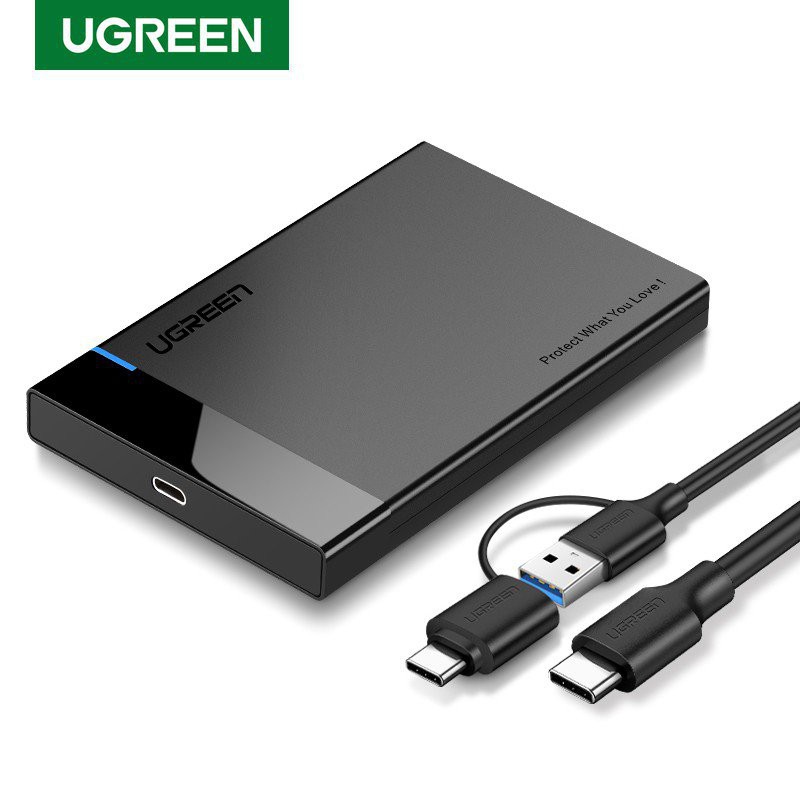 UGREEN External HDD SATA Case USB 3.0 with USB Cable (2.5