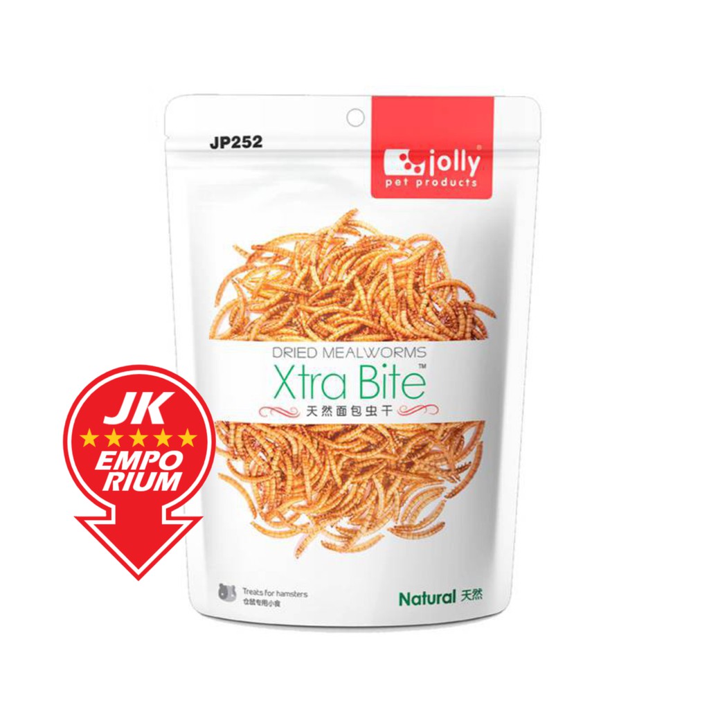 30g Jolly Dried Mealworms Xtra Bite Hamster Sugar Glider Treats Food