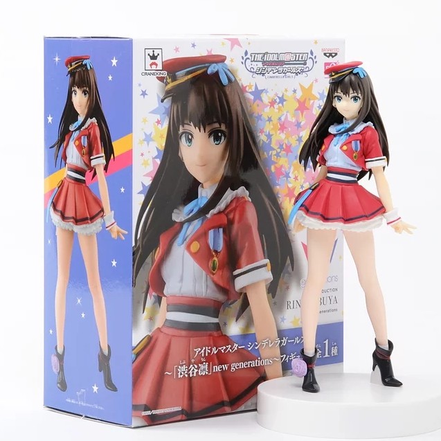 Banpresto The Idolmaster 7.1-Inch Rin Shibuya Cinderella Girls New Generations Figure main image 1