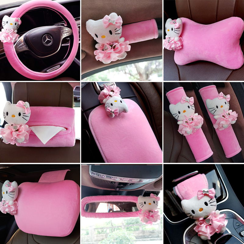 Pink Hello Kitty Car Interior Package Shopee Malaysia