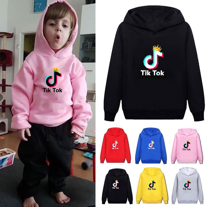 Kids tik best sale tok hoodie