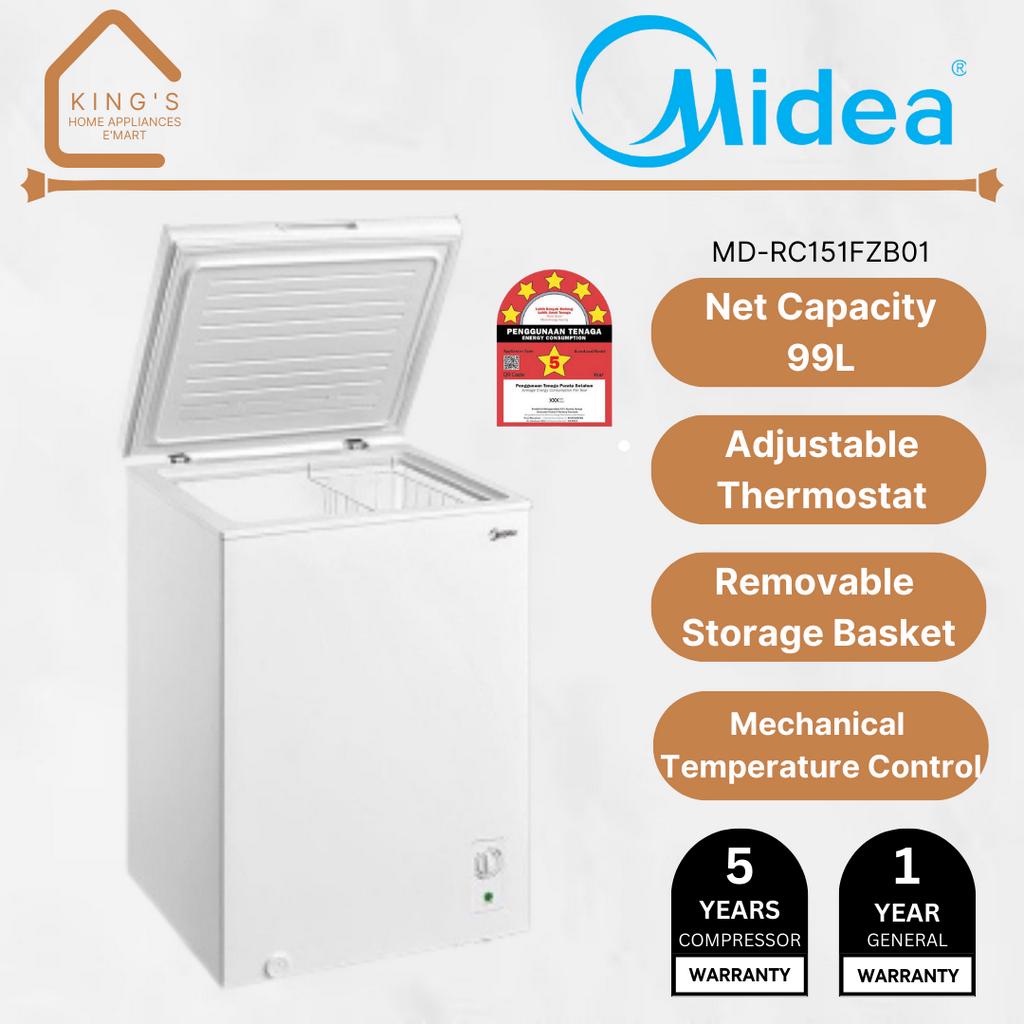 Midea 130l 186l Chest Freezer Md Rc151fzb01 Md Rc207fzb01 Mdrc151fzb01 Mdrc207fzb01 0311