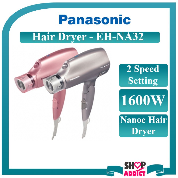 Panasonic 1600w Nanoe Hair Dryer Eh Na32 Heat Protection Panasonic 1200w Nanoe Hair Dryer Eh 4024