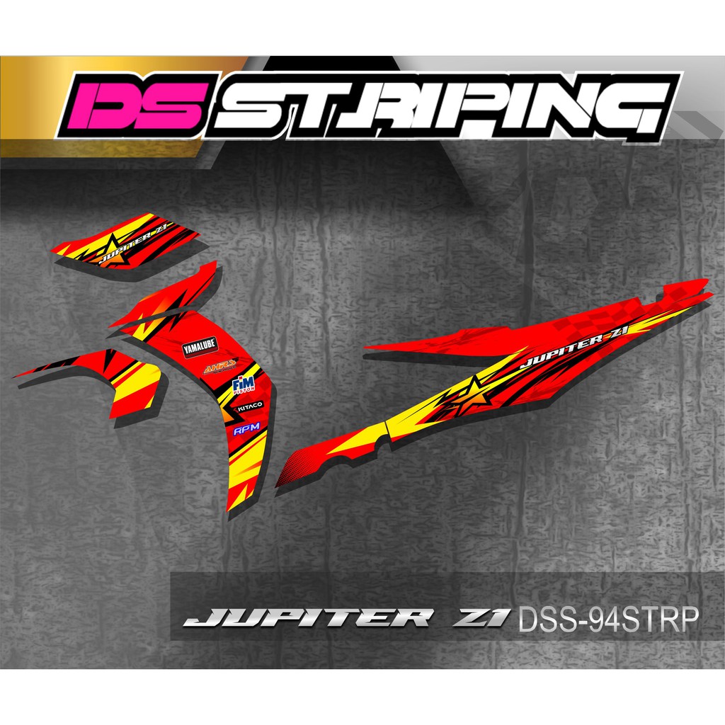 0094 Striping Jupiter Z1 - List of Roadrace Racing Sticker Variations ...