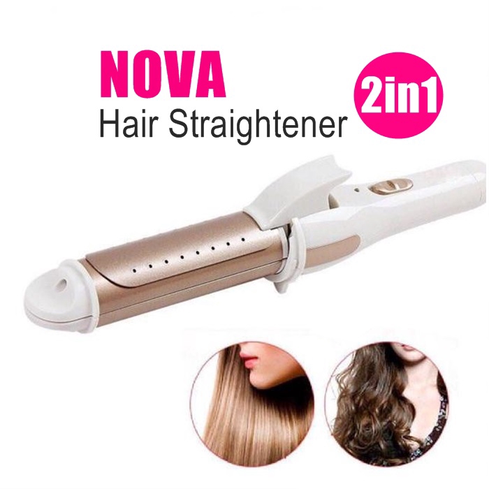 How to use nova 2 outlet in 1 straightener and curler