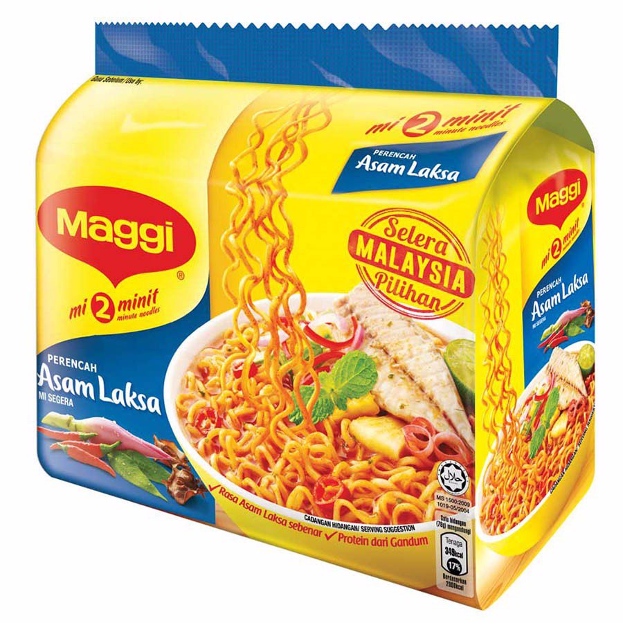 maggi asam laksa (5x78g) Shopee Malaysia