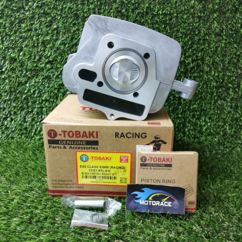 TOBAKI RACING BLOCK COMPLETE SET 50MM / 53MM / 56MM EX5 CLASS 1 HONDA ...