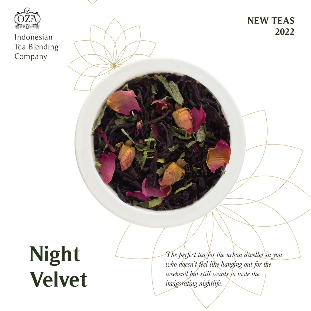 OZA Tea - Night Velvet | Artisan Tea - Black Tea | Special Grade ...