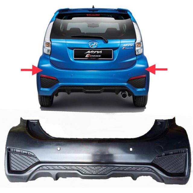 Myvi icon rear deals bumper