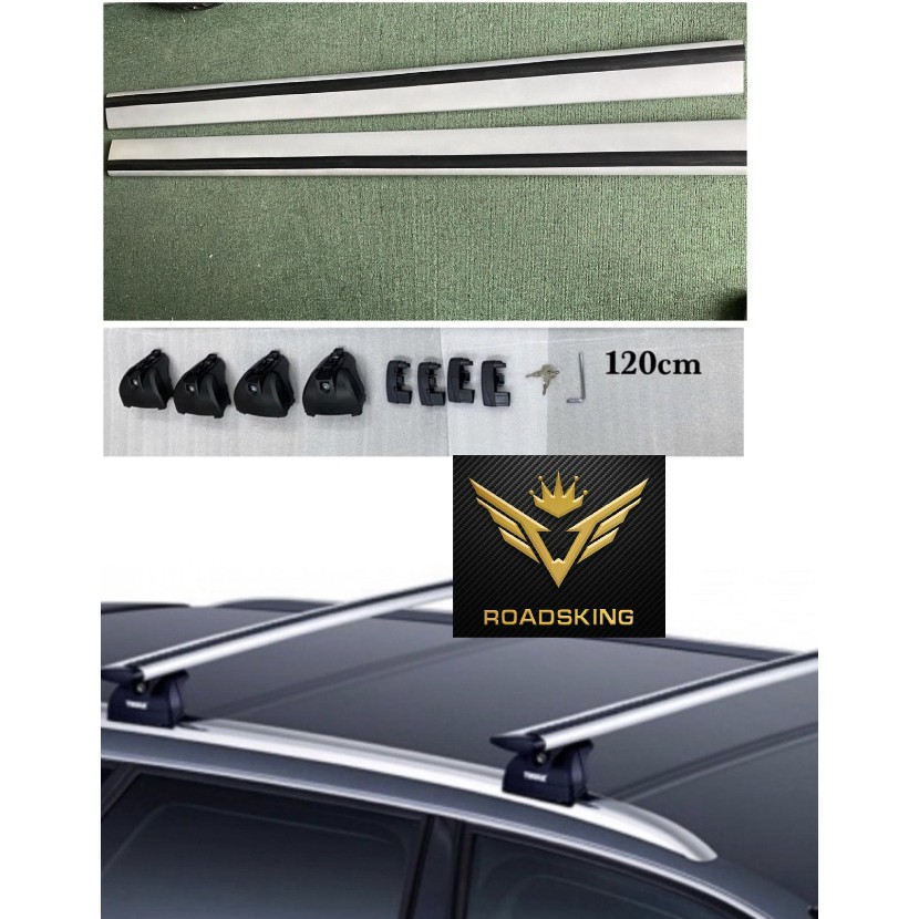 [ SUPPORT 200KG ] PROTON X70 X50 OIGINAL ROOF RACK LUGGAGE 1 SET 2PCS ...