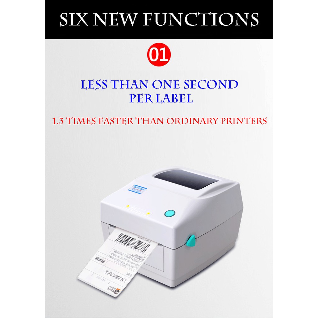 XPrinter XP-460B Thermal Shipping Air Waybill AWB & Barcode Label (USB ...