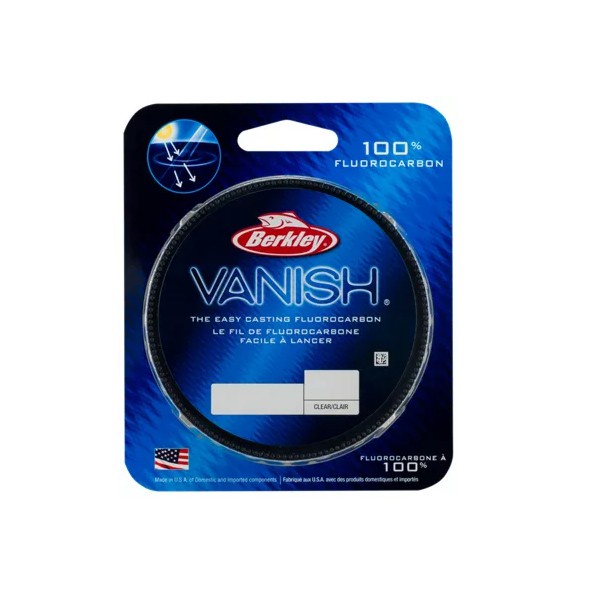 Berkley Vanish®, Clear, 50lb  22.6kg Fluorocarbon Fishing Line 