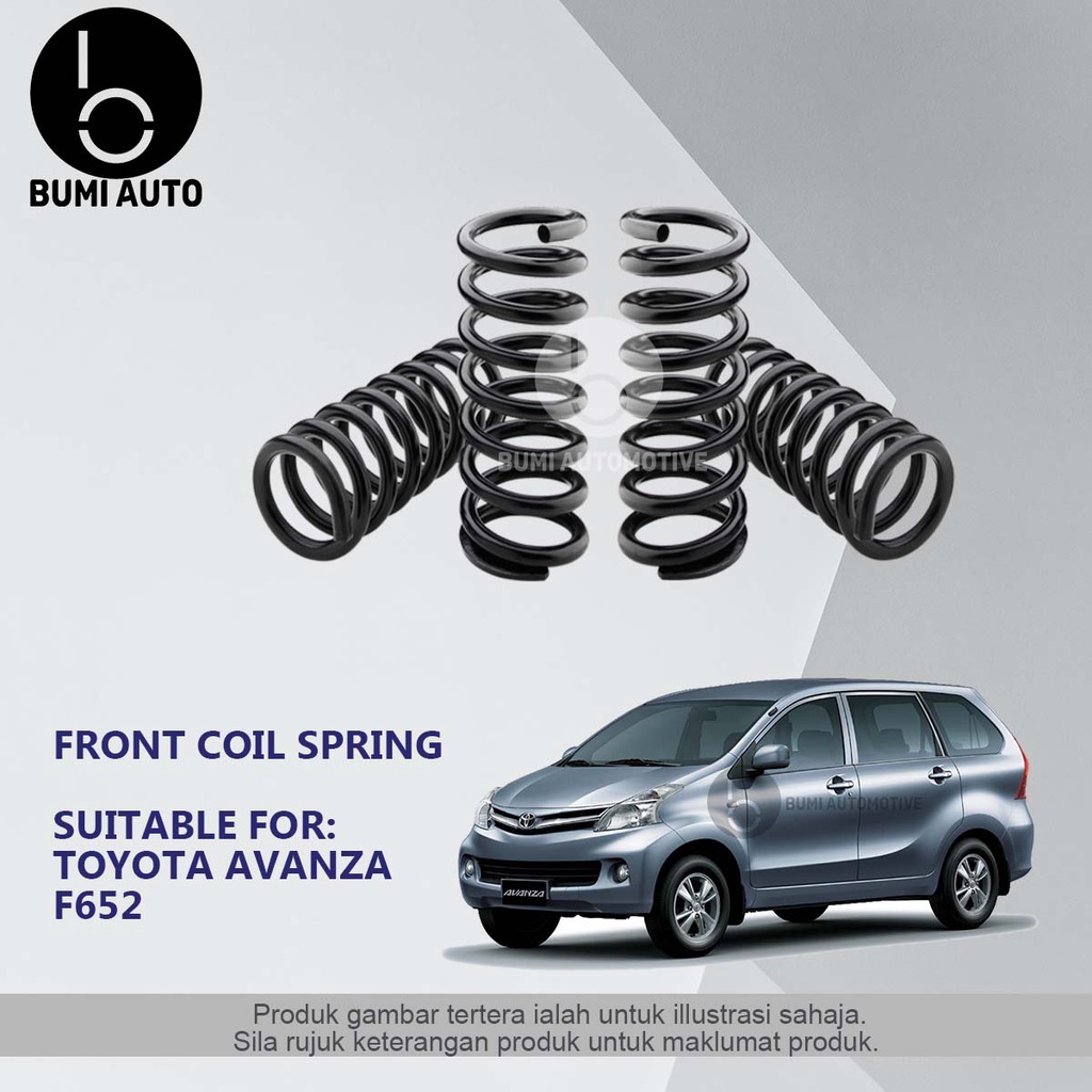 Toyota Avanza F651 F652 F653 F654 Front (Depan) / Rear (Belakang) High ...
