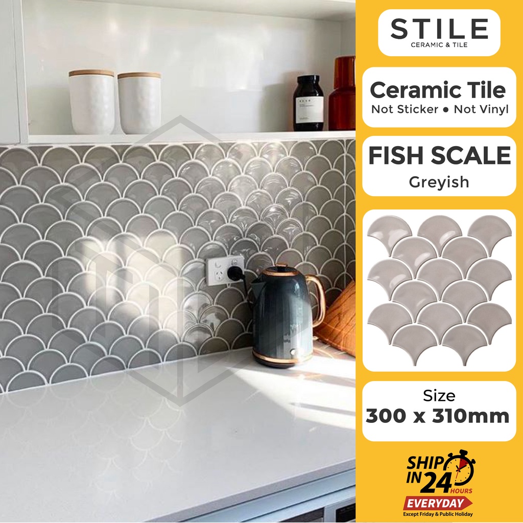 [REAL TILE]10PCS MOSAIC TILES /MOZEK/CERAMIC TILES/MOZEK BILIK/MOZEK
