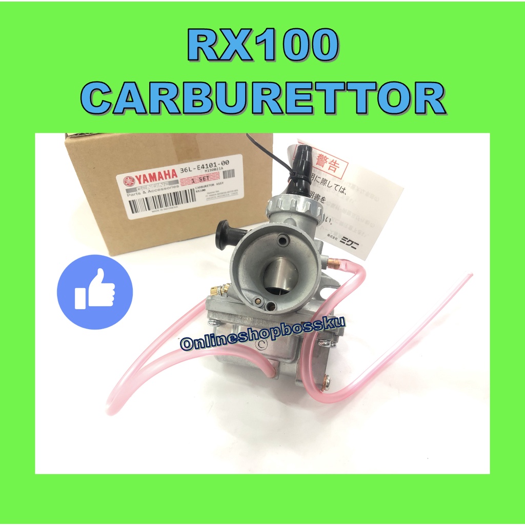 RX100 CARBURATOR ASSY RX100 CARB RX100 KARBETA YAMAHA RX100 KARBURETA ...