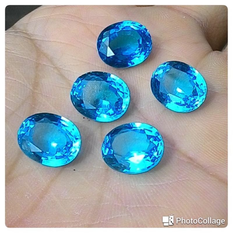 Swiss BLUE TOPAZ Stone | Shopee Malaysia