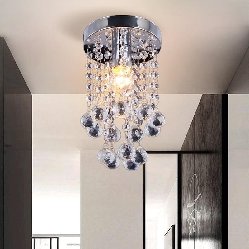Modern Mini LED crystal Chandelier Lighting Crystal Ceiling Lights Ball ...