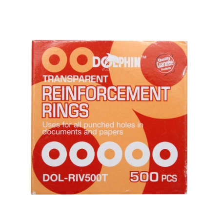 Dolphin Reinforcement Ring DOL-RIV500T Transparent 500's | Shopee Malaysia