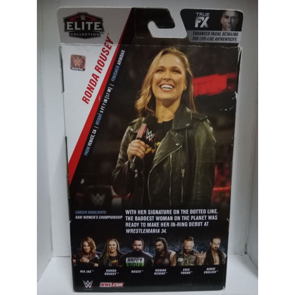 Mattel WWE Elite 65 Ronda Rousey Wrestling Figure UFC | Shopee Malaysia