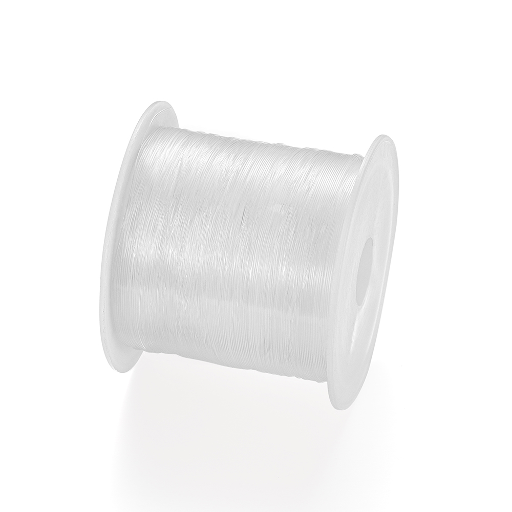 8-90m/roll 0.2 0.4 0.6 0.8mm Non-stretch Crystal Cord Thread ...