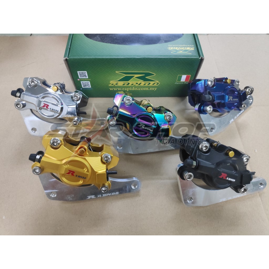 (COMBO) Rapido Honda RS150R Modified Brake Caliper V4 with Bracket ...